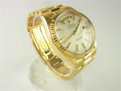 rolex 18 karat vergoldet|rolex uhren gelbgold.